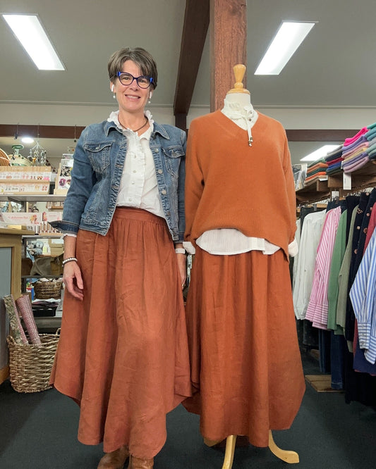 Tracy from Raw Fibre one of Sleepy Merino's new stores