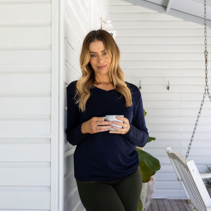 Women's Long Sleeve Merino Tee