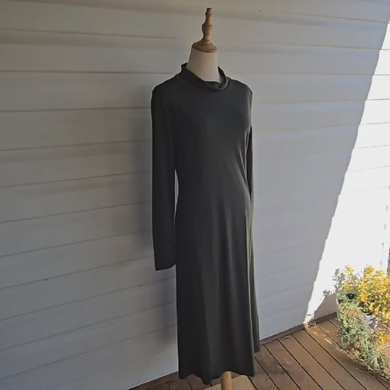 Merino nightie in Plantation