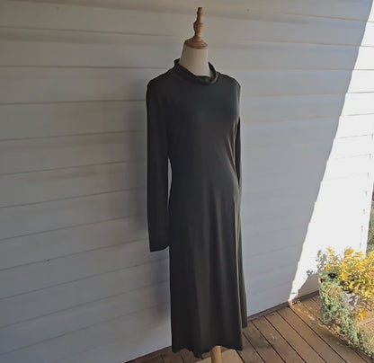 Merino nightie in Plantation